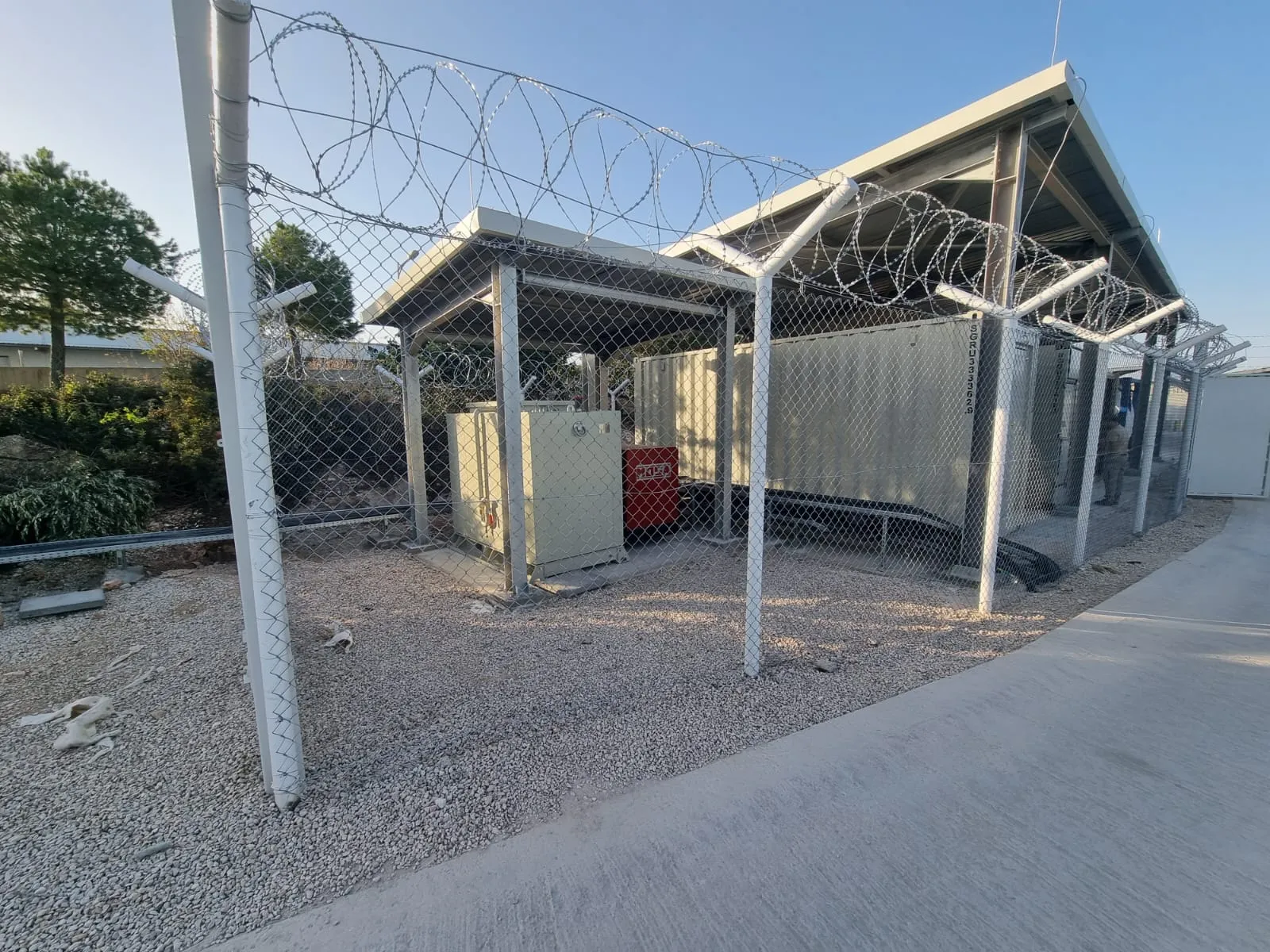 Camp-Infrastruktur an der Küste — Aufnahme 13