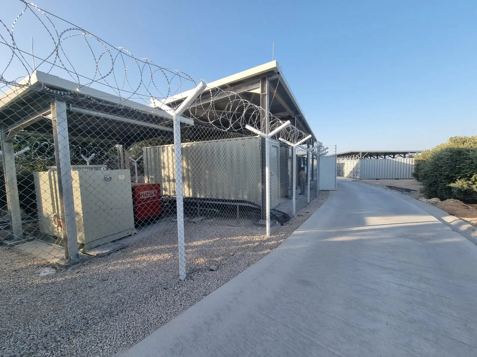 Camp-Infrastruktur an der Küste — Aufnahme 22